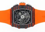 Richard Mill - Automatic Flyback Chronograph McLaren| by Richard Mille| RM11 - 03 MCL| Carbon TPT Skeleton Dial Autowinding Rubber| - Image 5