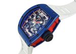RICHERMILL - Automatic Declutch Blue Rotor Paris Saint-Germain| RICHARD MILLE| RM030 PARIS Saint-GERMAIN| CE / TPT Skeleton Clock Rubber| Limited to 100| Middle Ages| - Image 2