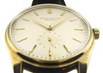 Patek Philippe - 2526 Calatrava Tropical| PATEK PHILIPPE| YG ivory clock automatic winding leather| Made in 1956.| Commissions| Vintage| Middle Ages| - Image 8