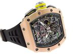Richards Mill - Automatic Flyback Chronograph| by Richard Mille| RM11 - 03| RG / TI Skeleton Dial Automatic Winding Rubber| - Image 6