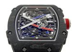 RICHAL MILL - Automatic Sebastian OJET Carbon TPT| by Richard Mille| RM67 - 02| Skeleton Clock Automatic Winding Rubber| Commissions| Unused item| - Image 8