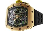 Richards Mill - Automatic Flyback Chronograph| RICHARD MILLE| RM11 - 03| RG Skeleton Dial Automatic Winding Rubber - Image 6
