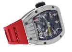 Richards Mill - Automatic Oversize Date Diamonds| RICHARD MILLE| RM 029| WG Skeleton Dial Automatic Winding Rubber| Middle Ages| - Image 5