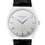 Patek Philippe - Calatrava| PATEK PHILIPPE| 5196G - 001| WG Silver Clock Hand-Winding Leather| Middle Ages|