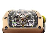 Richards Mill - Automatic Flyback Chronograph| RICHARD MILLE| RM11 - 03| RG / TI Skeleton Dial Automatic Winding Rubber| Commissions| Unused item - Image 7