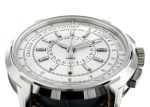 Patek Philippe - Multi-Scale Chronograph| PATEK PHILIPPE| 4675G - 001| WG Silver Clock Automatic Leather| 175th anniversary| Middle Ages| - Image 9