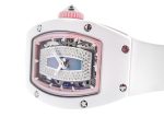 RICHAL MILL - Ladies Automatic JAPAN PINK| RICHARD MILLE| RM07 - 01| ATZ / WG Skeleton Clock Automatic Winding Rubber| Japan limited 40 copies| Middle Ages| - Image 6