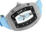 Richards Mill - Ladies Automatic Case Diamond| RICHARD MILLE| RM007| WG Shell Clock Automatic Winding Rubber| Middle Ages| - Image 6