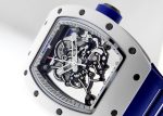 Richard Mill - Japan Blue| RICHARD MILLE| RM055| ATZ / TI Skeleton Dial Hand Winding Rubber| Limited to 40| Middle Ages| - Image 10