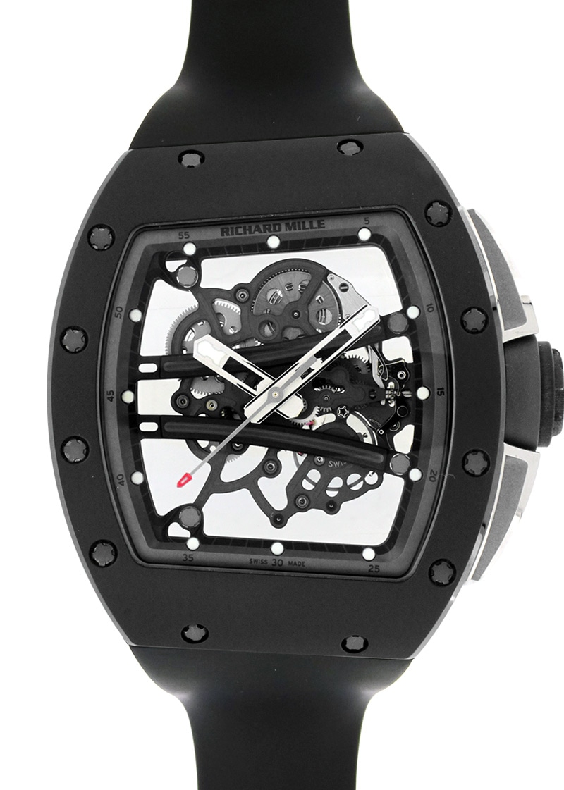 Richard Mill - Johan Blake Gray Edition| RICHARD MILLE| RM61 - 01| TZP Ceramic / Carbon Skeleton Dial Hand Winding Rubber| Limited to 150 copies worldwide| Middle Ages| Richard Mill - Johan Blake Gray Edition| RICHARD MILLE| RM61 - 01| TZP Ceramic / Carbon Skeleton Dial Hand Winding Rubber| Limited to 150 copies worldwide| Middle Ages| - Image 1