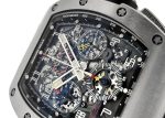 Richard Mill - Automatic Flyback Chronograph Felipe Massa| RICHARD MILLE| RM011| TI Skeleton Clock Automatic Winding Rubber| Commissions| Middle Ages| - Image 7