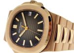 Patek Philippe - Nautilus| PATEK PHILIPPE| 5711 / 1R - 001| RG Brown Clock Automatic Winding Bracelet| Commissions| Middle Ages| - Image 6