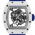 Richard Mill - Japan Blue| RICHARD MILLE| RM055| ATZ / TI Skeleton Dial Hand Winding Rubber| Limited to 40| Middle Ages|