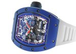 RICHERMILL - Automatic Declutch Blue Rotor Paris Saint-Germain| RICHARD MILLE| RM030 PARIS Saint-GERMAIN| CE / TPT Skeleton Clock Rubber| Limited to 100| Middle Ages| - Image 6