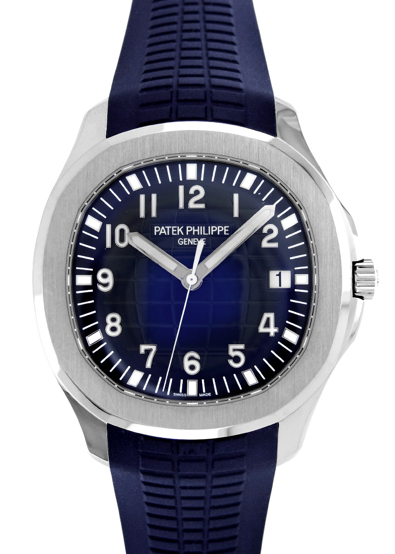 PATEC PHILIPPE - Aquanote| PATEK PHILIPPE| 5168G - 001| WG Blue Clock Automatic Winding Rubber| Commissions| Middle Ages| PATEC PHILIPPE - Aquanote| PATEK PHILIPPE| 5168G - 001| WG Blue Clock Automatic Winding Rubber| Commissions| Middle Ages| - Image 1