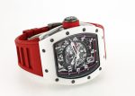 Richards Mill - Japan Red| RICHARD MILLE| RM030| ATZ / TI Skeleton Dial Automatic Winding Rubber| Japan Limited to 50 copies| Middle Ages| - Image 4