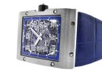 Richards Mill - Automatic Extra Flat| RICHARD MILLE| RM016| TI Skeleton Clock Automatic Leather| Middle Ages| - Image 6