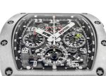 Richard Mill - Automatic Flyback Chronograph Felipe Massa| RICHARD MILLE| RM011| TI Skeleton Clock Automatic Winding Rubber| Commissions| Middle Ages| - Image 9