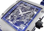 Richards Mill - Automatic Extra Flat| RICHARD MILLE| RM016| TI Skeleton Clock Automatic Leather| Middle Ages| - Image 7
