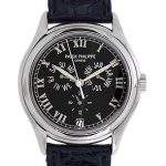 Patek Philippe - Annual Calendar| PATEK PHILIPPE| 5035G| WG Black Dial Automatic Winding Leather| Middle Ages|