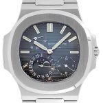Patek Philippe - Nautilus Puchi Complications| PATEK PHILIPPE| 5712 / 1A - 001| SS Black Blue Dial Automatic Winding Bracelet