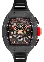 Richard Mill - Automatic Flyback Chronograph Lotus F1 Team Roman Grosjean| RICHARD MILLE| RM011| Carbon Skeleton Clock Dial Automatic Winding Rubber