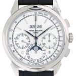 Patek Philippe - Grand Complication Perpetual Calendar Chronograph| PATEK PHILIPPE| 5270G - 013| WG Silver Clock Hand-Winding Leather| Unused item|