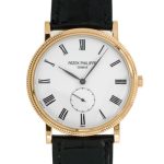 Patek Philippe - Calatrava| PATEK PHILIPPE| 5116R - 001| RG Enamel Clock Hand Winding Leather