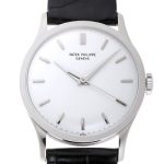 Patek Philippe - Calatrava| PATEK PHILIPPE| 570| WG Silver Clock Hand-Winding Leather| Vintage