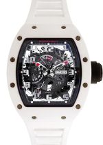 RICHERMILL - Declutch Blue Rotor Automatic White Rush| RICHARD MILLE| RM030| Carbon TPT / ATZ Skeleton Clock Dial Automatic Winding Rubber| Not available in Japan| World limited to 50 copies