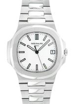 Patek Philippe - Nautilus| PATEK PHILIPPE| 5711 / 1A - 011| SS White Dial Automatic Winding Bracelet| Middle Ages