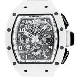 RICHER MILL RM011 Automatic Flyback Chronograph White Ghost| by Richard Mille| ATZ / Carbon TPT Skeleton Clock Dial Automatic Winding Rubber| Not available in Japan| World limited to 30 books|