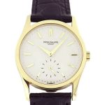 Patek Philippe - Calatrava| PATEK PHILIPPE| 3796SJ| YG ivory clock hand-winding leather| Japan limited| Middle Ages|