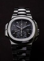 Patek Philippe - Nautilus Travel Time Chronograph| PATEK PHILIPPE| 5990 / 1A - 001| SS Black Clock Automatic Winding Bracelet| Unused item| - Image 8