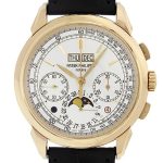Patek Philippe - Grand Complication Perpetual Calendar Chronograph| PATEK PHILIPPE| 5270R - 001| RG Silver Clock Hand Winding Leather| Unused item|