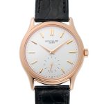 Patek Philippe - Calatrava| PATEK PHILIPPE| 3923R| RG White Clock Hand Winding Leather| Middle Ages