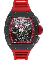 Richard Mill - Automatic Flyback Chronograph Felipe Massa Singapore Grand Prix| RICHARD MILLE| RM011| TI / DLC Skeleton Dial Automatic Winding Rubber| Limited to 50| Middle Ages|
