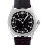 Patek Philippe - Aquanote Medium| PATEK PHILIPPE| 5060A-001| SS Black Dial Automatic Rubber Winding| Middle Ages|