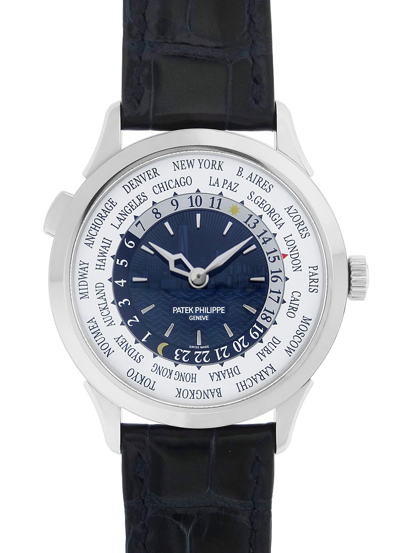 Patek Philippe - World Time Special Edition| PATEK PHILIPPE| 5230G - 010| WG Blue Clock Automatic Winding Leather| NY300 limited| Commissions| Unused item| Patek Philippe - World Time Special Edition| PATEK PHILIPPE| 5230G - 010| WG Blue Clock Automatic Winding Leather| NY300 limited| Commissions| Unused item| - Image 1