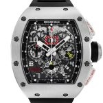 Richard Mill - Automatic Flyback Chronograph Felipe Massa| RICHARD MILLE| RM011| TI Skeleton Clock Automatic Winding Rubber| Middle Ages|