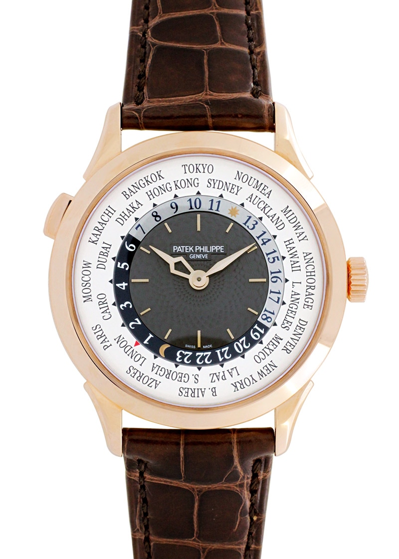 Patek Philippe - Complications World Time| PATEK PHILIPPE| 5230R - 001| RG Black / White Clock Automatic Leather Patek Philippe - Complications World Time| PATEK PHILIPPE| 5230R - 001| RG Black / White Clock Automatic Leather - Image 1