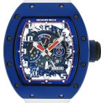 RICHERMILL - Automatic Declutch Blue Rotor Paris Saint-Germain| RICHARD MILLE| RM030 PARIS Saint-GERMAIN| CE / TPT Skeleton Clock Rubber| Limited to 100| Middle Ages|