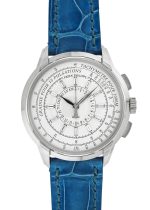 Patek Philippe - Multi-Scale Chronograph| PATEK PHILIPPE| 4675G - 001| WG Silver Clock Automatic Leather| 175th anniversary| Middle Ages| - Image 2