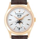 Patek Philippe - Annual Calendar| PATEK PHILIPPE| 5396R - 011| RG Silver Clock Automatic Leather| Commissions| Middle Ages|