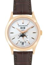 Patek Philippe - Annual Calendar| PATEK PHILIPPE| 5396R - 011| RG Silver Clock Automatic Leather| Commissions| Middle Ages|