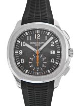 Patek Philippe - Aquanote Chronograph| PATEK PHILIPPE| 5968A - 001| SS Black Dial Automatic Rubber Winding| Unused item|