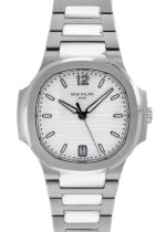 Patek Philippe - Ladies Nautilus| PATEK PHILIPPE| 7118 / 1A - 010| SS Silver Clock Automatic Winding Bracelet| Unused item|