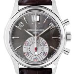 Patek Philippe - Annual Calendar Chronographs| PATEK PHILIPPE| 5960P - 001| PT Gray Clock Dial Automatic Leather| Middle Ages|