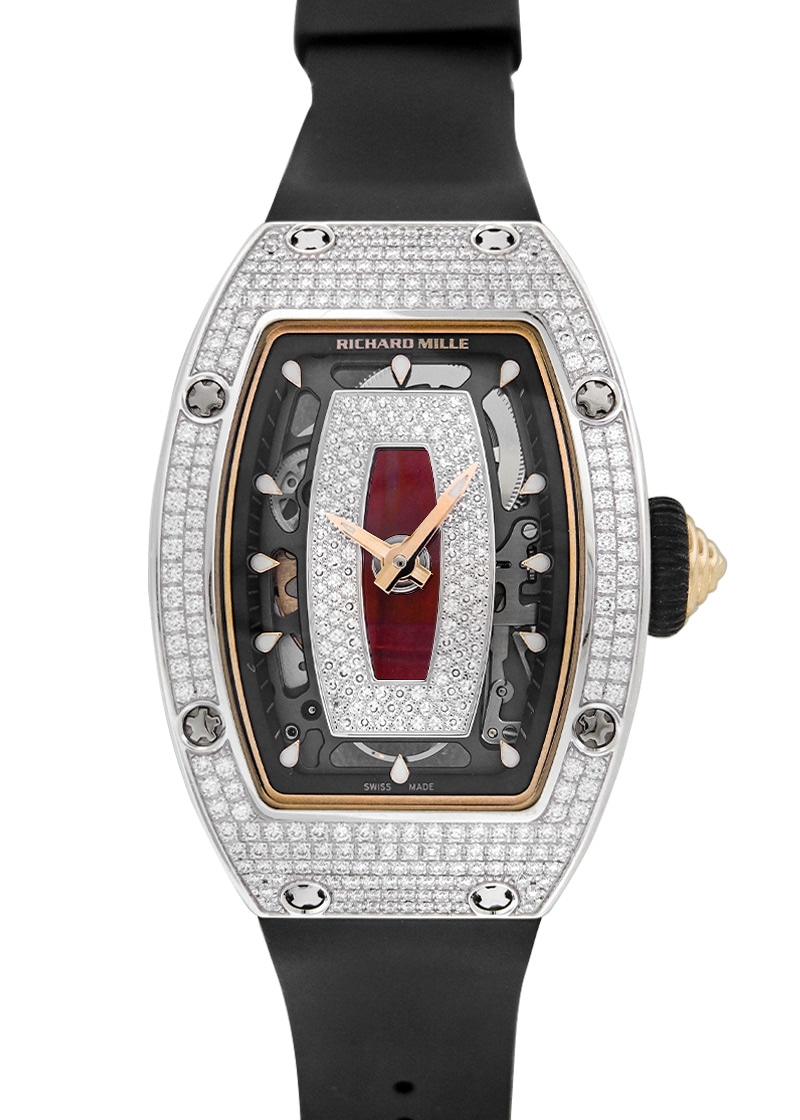 RICHAL MILL - Ladies Automatic| RICHARD MILLE| RM07 - 01| WG Skeleton Dial Automatic Winding Rubber| Middle Ages| RICHAL MILL - Ladies Automatic| RICHARD MILLE| RM07 - 01| WG Skeleton Dial Automatic Winding Rubber| Middle Ages| - Image 1
