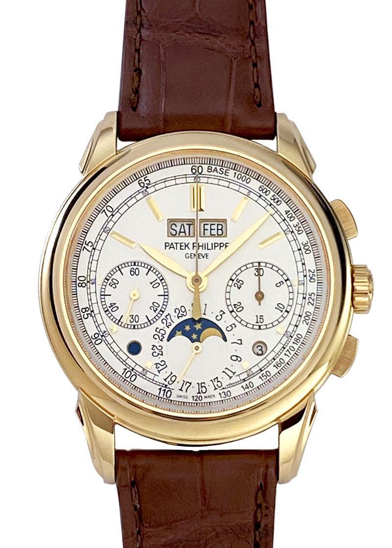 Patek Philippe - Grand Complication Chronograph| PATEK PHILIPPE| 5270J-001| YG Silver Clock Hand-Winding Leather| Commissions| Unused item Patek Philippe - Grand Complication Chronograph| PATEK PHILIPPE| 5270J-001| YG Silver Clock Hand-Winding Leather| Commissions| Unused item - Image 1
